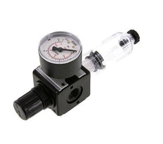 Filtro-regulador G3/8'' 1600l/min 0.5-10.0bar/7-145psi Semi-Auto Policarbonato Multifix 1