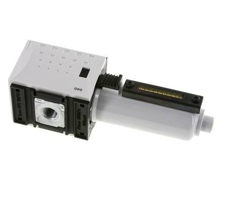 Filtro de carbón activado G1/4'' 470l/min sin drenaje Metal Futura 1