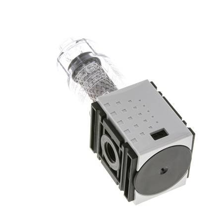 Filtro de carbón activado G1/4'' 470l/min sin drenaje Polycarbonate Futura 0
