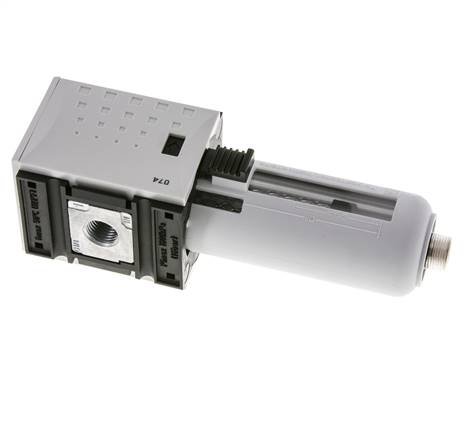 Filtro de carbón activado G1/4'' 470l/min sin drenaje Polycarbonate Futura 1