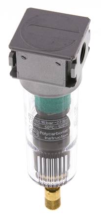 Microfiltro 0.01micrones G1/4'' 450l/min Auto Policarbonato Multifix 0
