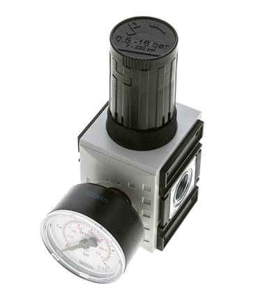 Regulador de presión de precisión para montaje de colector G1/4''&3/8'' 2500l/min 0.5-16.0bar/7-232psi PA Futura 1