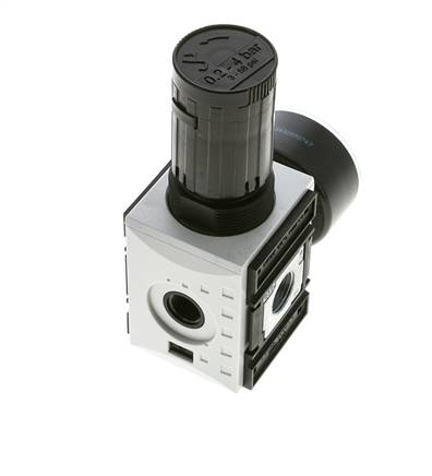 Regulador de presión de precisión para montaje de colector G1/4''&3/8'' 2500l/min 0.2-4.0bar/3-58psi PA Futura 1