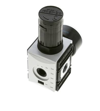 Regulador de presión de precisión para montaje de colector G1/4''&3/8'' 2500l/min 0.5-16.0bar/7-232psi PA Futura 1