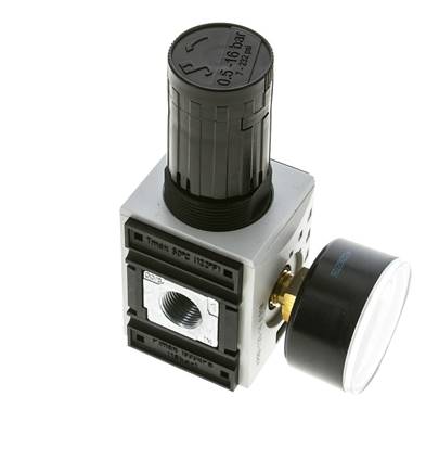 Regulador de presión de precisión para montaje de colector G1/4''&3/8'' 2500l/min 0.5-16.0bar/7-232psi PA Futura 1