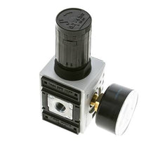 Regulador de presión de precisión para montaje de colector G1/4'' 2000l/min 0.2-4.0bar/3-58psi PA Futura 1