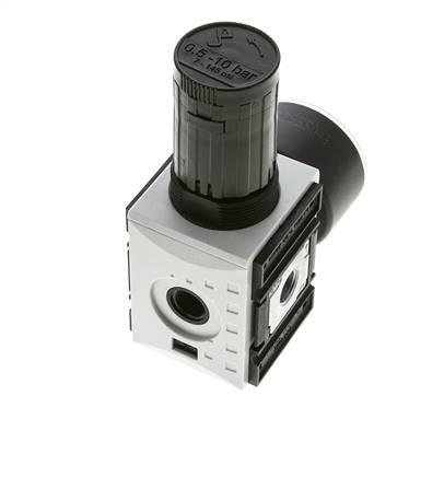 Regulador de presión de precisión para montaje de colector G1/4'' 2000l/min 0.5-10.0bar/7-145psi PA Futura 1