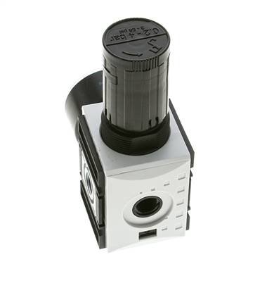 Regulador de presión de precisión para montaje de colector G1/4'' 2000l/min 0.2-4.0bar/3-58psi PA Futura 1