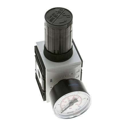 Regulador de presión de precisión para montaje de colector G1/4'' 2000l/min 0.5-16.0bar/7-232psi PA Futura 1