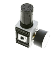 Regulador de presión de precisión para montaje de colector G1/4'' 2000l/min 0.1-2.0bar/1-29psi PA Futura 1