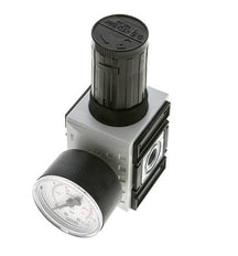 Regulador de presión de precisión para montaje de colector G1/4'' 2000l/min 0.5-10.0bar/7-145psi PA Futura 1