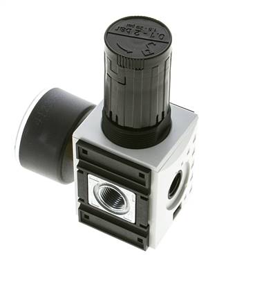 Regulador de Presión de Precisión para Ensamblaje de Colector G1/4''&3/8'' 2500l/min 0.1-2.0bar/1-29psi PA Futura 1