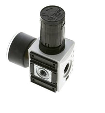 Regulador de presión de precisión para montaje de colector G1/4'' 2000l/min 0.5-10.0bar/7-145psi PA Futura 1