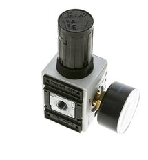 Regulador de presión de precisión para montaje de colector G1/4'' 2000l/min 0.5-16.0bar/7-232psi PA Futura 1