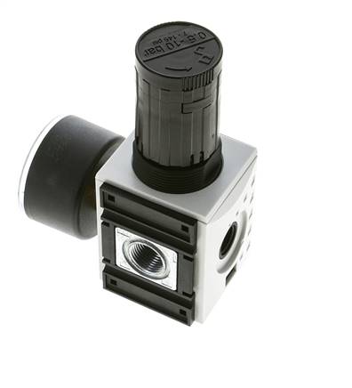 Regulador de Presión de Precisión para Ensamblaje de Colector G1/4''&3/8'' 2500l/min 0.5-10.0bar/7-145psi PA Futura 1