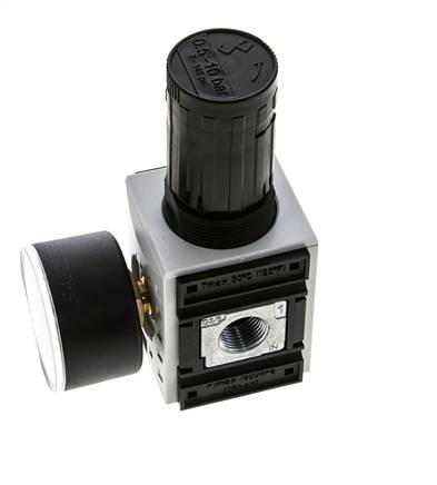 Regulador de presión para conjunto de colector G1/4'' y 3/8'' 2500l/min 0,5-10,0bar/7-145psi Futura 1