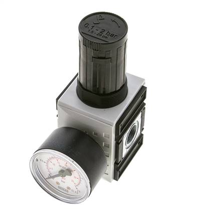 Regulador de presión para conjunto de colector G1/4'' y 3/8'' 2500l/min 0,1-2,0bar/1-29psi Futura 1