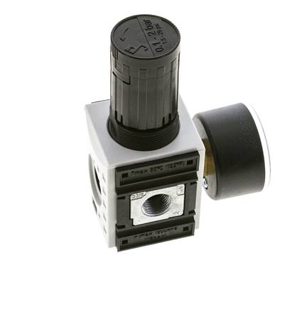 Regulador de presión para conjunto de colector G1/4'' y 3/8'' 2500l/min 0,1-2,0bar/1-29psi Futura 1