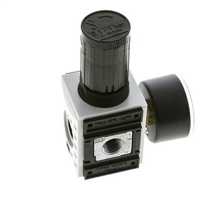 Regulador de presión para ensamblaje de colector G1/4''&3/8'' 2500l/min 0.1-1.0bar/1-14psi PA Futura 1
