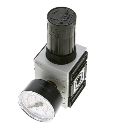 Regulador de presión para ensamblaje de colector G1/4'' 2000l/min 0.2-4.0bar/3-58psi PA Futura 1