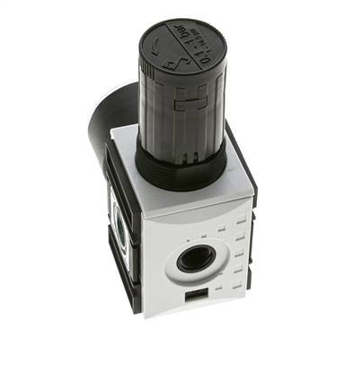 Regulador de presión para ensamblaje de colector G1/4''&3/8'' 2500l/min 0.1-1.0bar/1-14psi PA Futura 1