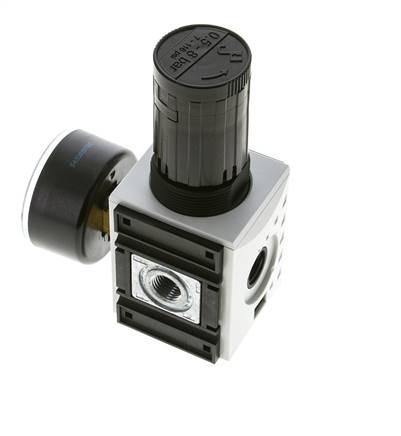 Regulador de presión para ensamblaje de colector G1/4'' 2000l/min 0.5-8.0bar/7-116psi PA Futura 1