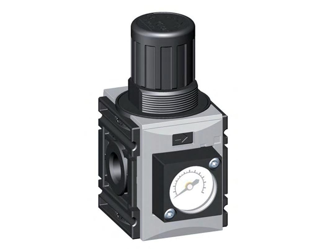 Regulador de presión G1/4'' 1000l/min 0.5-8.0bar/7-116psi PA 40 mm Manómetro Futura 0