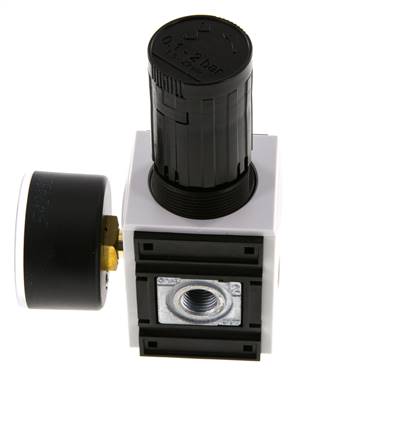 Regulador de presión de precisión G1/4'' 2000l/min 0.1-2.0bar/1-29psi PA Futura 1