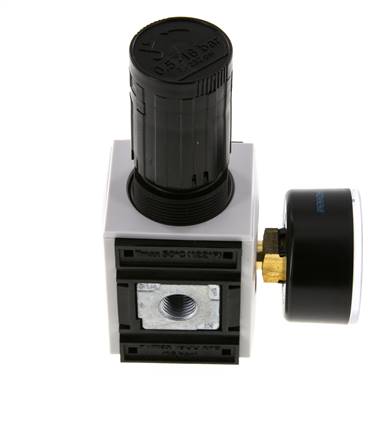 Regulador de presión de precisión G1/4'' 2000l/min 0.5-16.0bar/7-232psi PA Futura 1