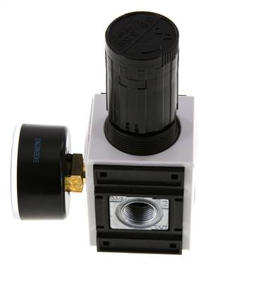 Regulador de presión de precisión G3/8'' 2500l/min 0.5-8.0bar/7-116psi PA Futura 1