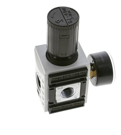 Regulador de presión de precisión para montaje de colector G1/2''&3/8'' 5200l/min 0.2-4.0bar/3-58psi PA Futura 2