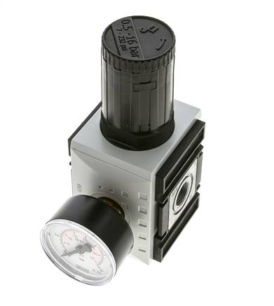 Regulador de Presión de Precisión para Ensamblaje de Colector G3/8'' 4500l/min 0.5-16.0bar/7-232psi PA Futura 2