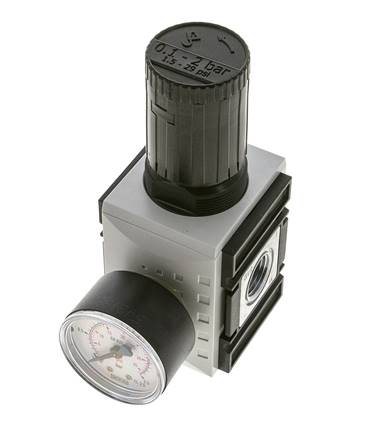 Regulador de presión de precisión para montaje de colector G1/2''&3/8'' 5200l/min 0.1-2.0bar/1-29psi PA Futura 2