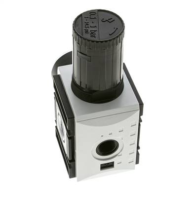 Regulador de presión de precisión para montaje de colector G3/8'' 4500l/min 0.1-1.0bar/1-14psi PA Futura 2