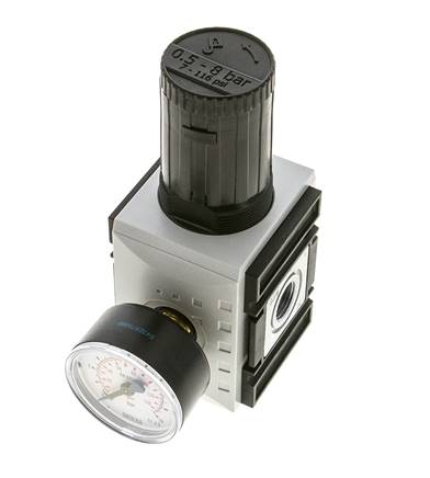 Regulador de presión de precisión para montaje de colector G3/8'' 4500l/min 0.5-8.0bar/7-116psi PA Futura 2