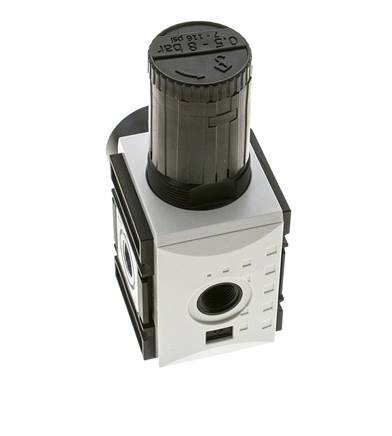 Regulador de presión de precisión para montaje de colector G3/8'' 4500l/min 0.5-8.0bar/7-116psi PA Futura 2
