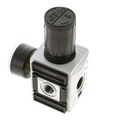 Regulador de presión de precisión para montaje de colector G3/8'' 4500l/min 0.5-8.0bar/7-116psi PA Futura 2