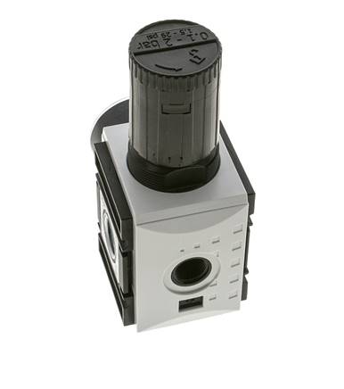 Regulador de presión de precisión para montaje de colector G1/2''&3/8'' 5200l/min 0.1-2.0bar/1-29psi PA Futura 2