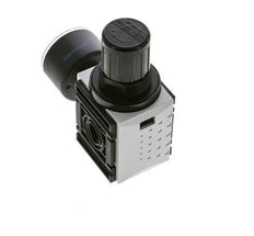 Regulador de presión para conjunto de colector G1/4'' 1000l/min 0,5-10,0bar/7-145psi Manómetro de 40 mm Futura 0