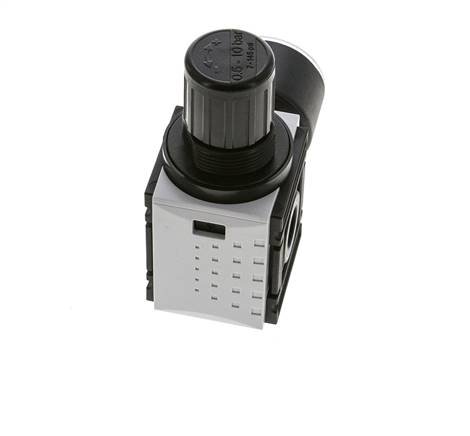 Regulador de presión para conjunto de colector G1/4'' 1000l/min 0,5-10,0bar/7-145psi Manómetro de 40 mm Futura 0
