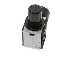 Regulador de presión para conjunto de colector G1/4'' 1000l/min 0,5-10,0bar/7-145psi Manómetro de 40 mm Futura 0