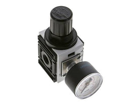 Regulador de presión para conjunto de colector G1/4'' 1000l/min 0,5-10,0bar/7-145psi Manómetro de 40 mm Futura 0
