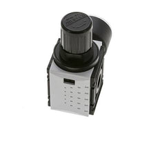Regulador de presión para ensamblaje de colector G1/4'' 1000l/min 0.2-4.0bar/3-58psi PA 40 mm Manómetro Futura 0