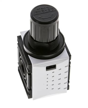 Regulador de presión para ensamblaje de colector G1/4'' 1000l/min 0.5-8.0bar/7-116psi PA Futura 0