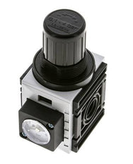 Regulador de presión para ensamblaje de colector G1/4'' 1000l/min 0.2-4.0bar/3-58psi PA Futura 0