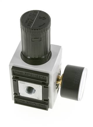 Regulador de presión de precisión G3/8'' 4500l/min 0.1-2.0bar/1-29psi PA Futura 2