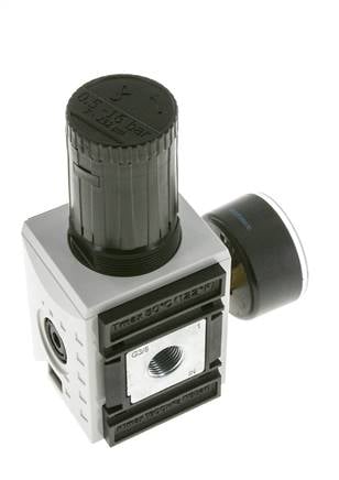 Regulador de presión de precisión G3/8'' 4500l/min 0.5-16.0bar/7-232psi PA Futura 2