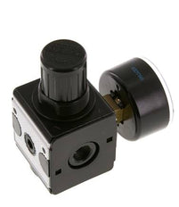 Regulador de presión de precisión G1/4'' 2100l/min 0.5-16.0bar/7-232psi de fundición de zinc Multifix 1