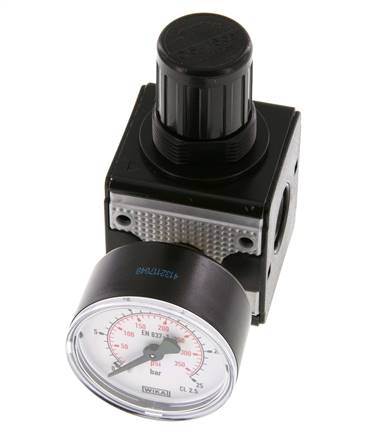 Regulador de presión de precisión G1/4'' 2100l/min 0.5-16.0bar/7-232psi de fundición de zinc Multifix 1