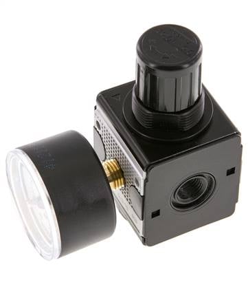 Regulador de presión de precisión G1/4'' 2100l/min 0.5-10.0bar/7-145psi de fundición de zinc Multifix 1